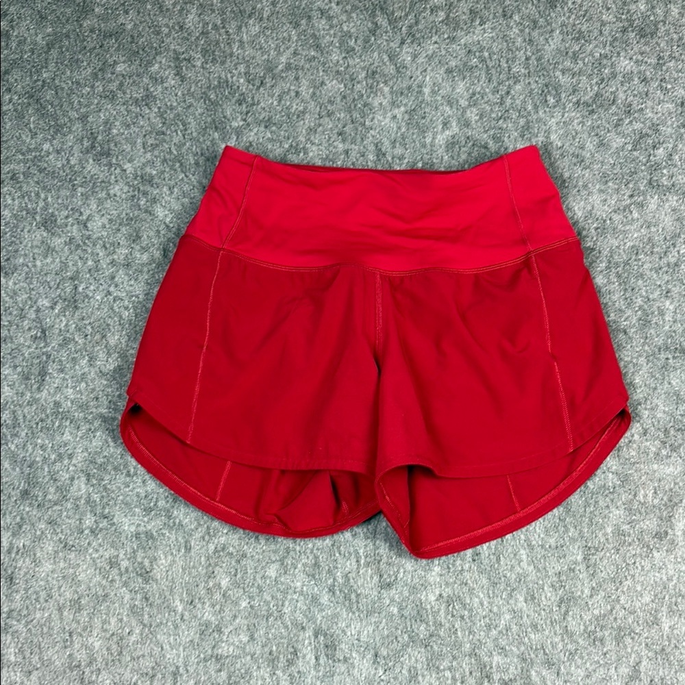 Red Lululemon speed up’s